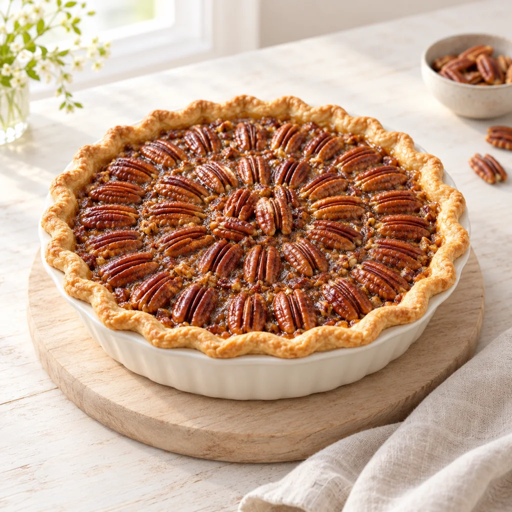 Maple pecan pie